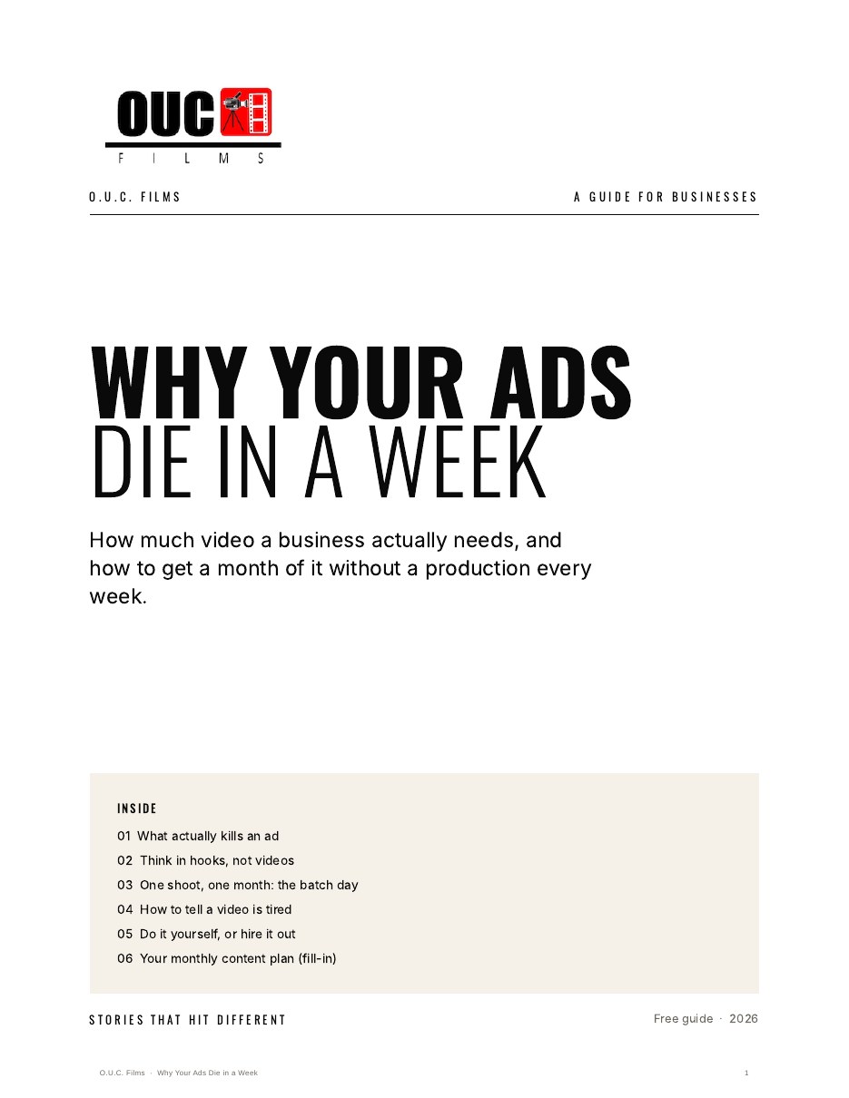 Cover of the printable guide: Why Your Ads Die in a Week